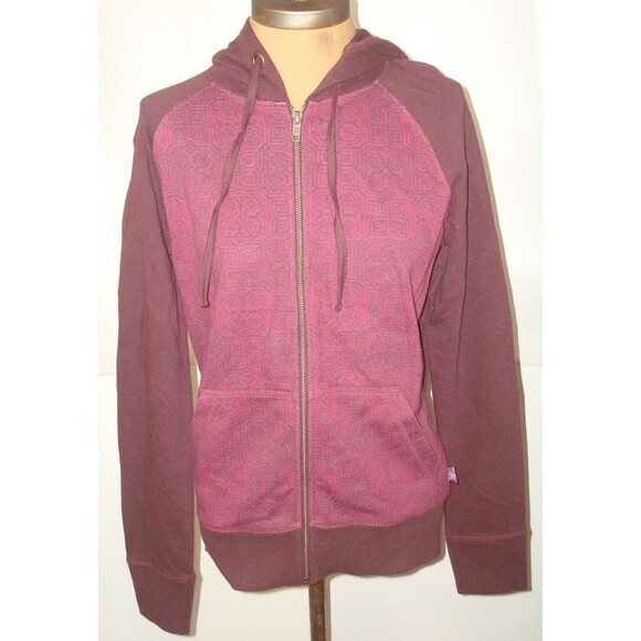 Prana Jackets & Blazers - New NWT Prana Kasey Jacket S Rich Cacao Burgandy Hoodie Full Zip Pock Red Brown